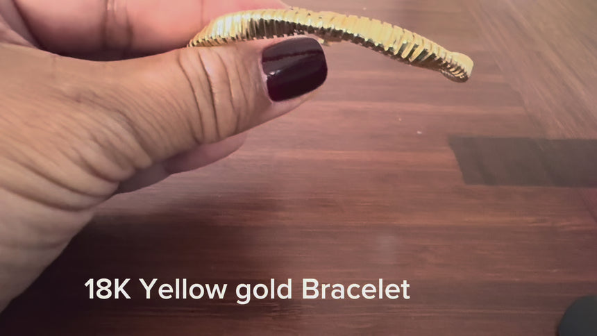 Twisted Omega 18K Bracelet